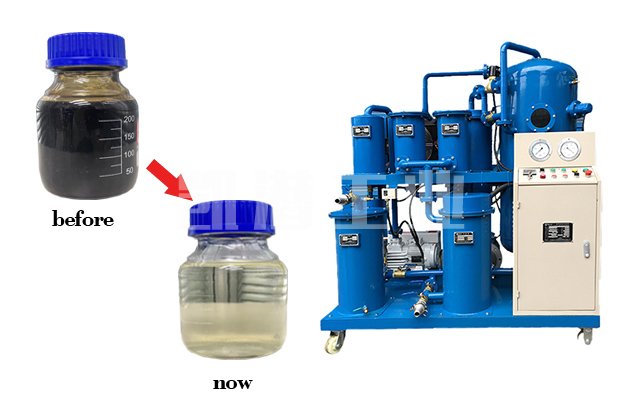 濾油機處理對比